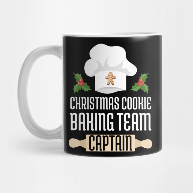 Christmas Cookie Baking Team Captain Shirt by JustPick